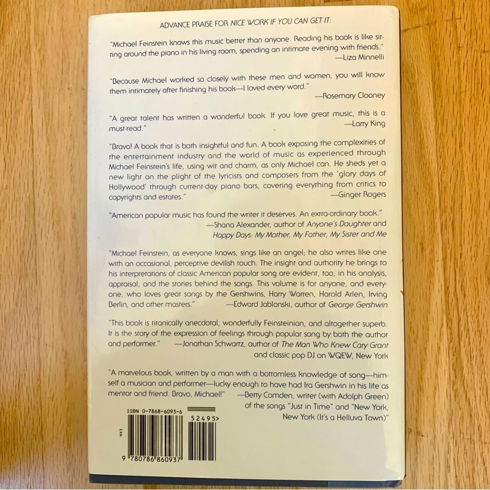 MICHAEL FEINSTEIN Book & CD Bundle - Picture 3 of 12